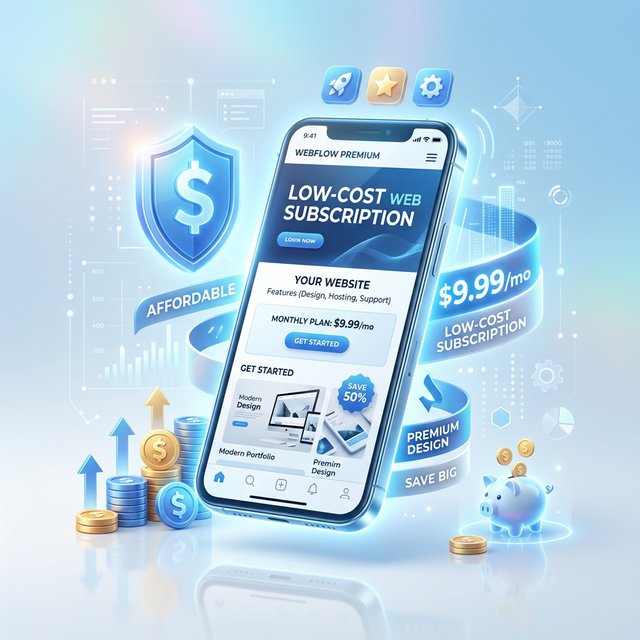 初期費用0円・月額1980円からの低コストサブスクリプション・イメージ